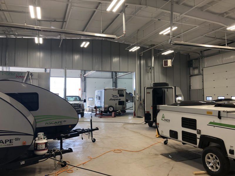 service area at Pulse RV